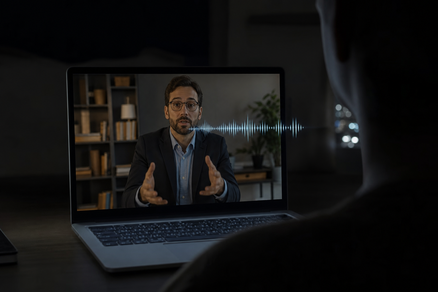 A live interview question being captured